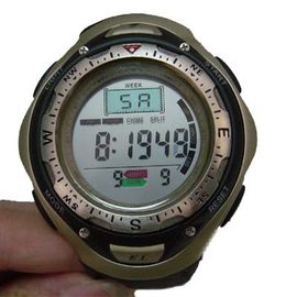 Unisex PU LCD Sport Watch Alarm Harian Multifungsi Jam tangan