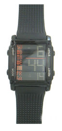 Hitam Atom Perhiasan Per Jam berpadu Waterproof LED Digit Perhiasan