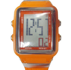 Multifungsi Mens LED Digital Sport Watches Dengan 1/100 Stopwatch