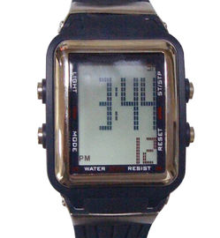 Multifungsi Mens LED Digital Sport Watches Dengan 1/100 Stopwatch
