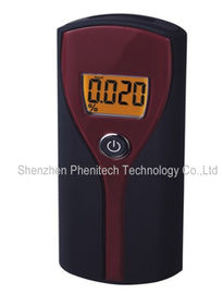 Oranye Backlight drive Keselamatan Digital Alkohol Breath Tester dengan LED Senter