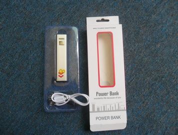 2600mAh Logam USB Portable Power Bank, Red pink Hijau Perak hitam