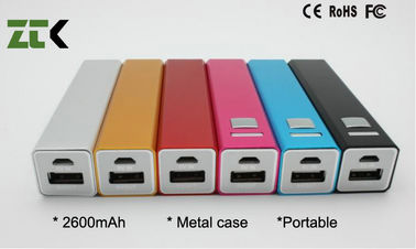 Universal Lipstik Mini Power Bank 2600mAh Untuk Mobile Phone / Ipod