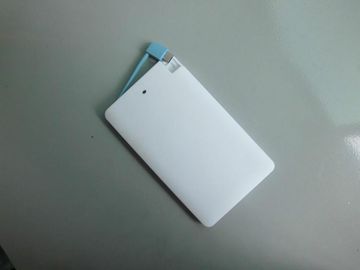 Portabel Slim Li-ion Power Bank 4000mAh Untuk Ponsel / Ipad, White