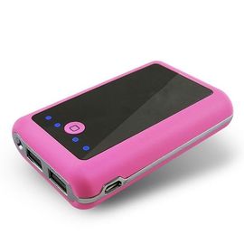 Universal ABS Cylinder Power Bank Untuk Smartphone, Putih / Biru / Merah