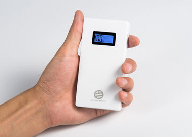 Isi ulang LCD Power Bank warna putih, 5000mAh daya bank baterai eksternal