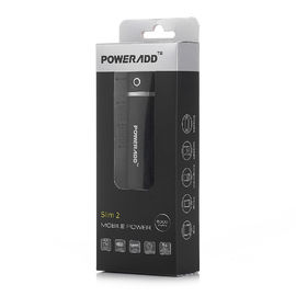 Round Tube Tipis Portable Power Bank 5000mAh Untuk Samsung Galaxy S5 LG G3