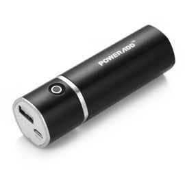Round Tube Tipis Portable Power Bank 5000mAh Untuk Samsung Galaxy S5 LG G3