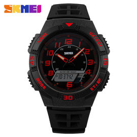 2 Kali Zona Analog Digital Wrist Watch Dengan Customize Merek Logo
