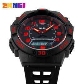 2 Kali Zona Analog Digital Wrist Watch Dengan Customize Merek Logo