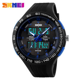 PU asli Strap 50M Jauh Waterproof Analog Digital Perhiasan Untuk Kebugaran Sport Kekasih