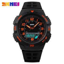 PC Plastik Analog Digital Wrist Watch LCD Gerakan Jepang