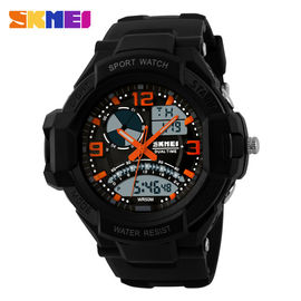 Mens Multifungsi Digital Watch, Analog LCD Chronograph Sport Quartz Wrist Watch