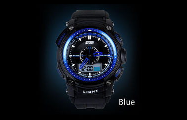 5 Wrist Watch, Jam Wrist ATM Analog Digital ABS Case LCD Display