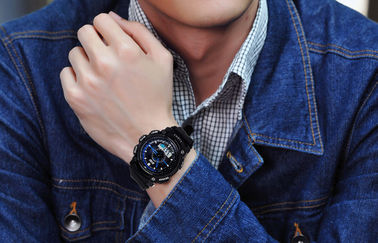 5 Wrist Watch, Jam Wrist ATM Analog Digital ABS Case LCD Display