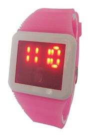 Kid Lapangan LED Digital Wrist Watch Silicone Band AM PM Perhiasan Untuk Hadiah