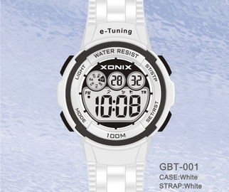 Waterproof Putaran Sporty Diri Kalibrasi Digital Wrist Watches Untuk Wanita