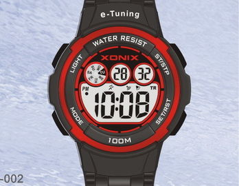 Waterproof Putaran Sporty Diri Kalibrasi Digital Wrist Watches Untuk Wanita
