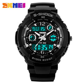 Durable Analog Digital Wrist Watch Dengan Gerakan Baterai Jepang