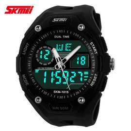 Multi Zona Waktu Analog Digital Wrist Watch Dengan Baterai Jepang
