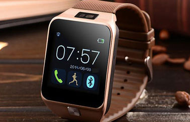 Multi - Bahasa Bluetooth Versi 3.0 Wrist Cell Phone Cerdas Watch Dengan Sim Card