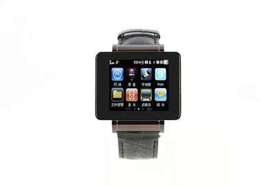 Nirkabel Bluetooth Cerdas Watch Phone Produsen Logam Casing Kulit Strap