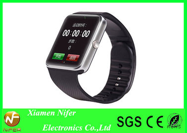 Perak Emas atau Black Metal Bluetooth Wrist pintar Gelang Watch Phone untuk Promosi Hadiah
