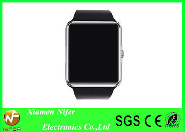 Perak Emas atau Black Metal Bluetooth Wrist pintar Gelang Watch Phone untuk Promosi Hadiah