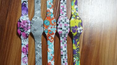 Non - Fade 3D Print LED Men Digital Wrist Watches Dengan Pola, Militer LED Watch