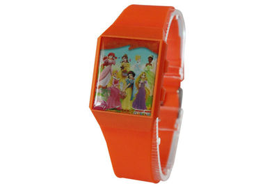 Wajah besar Led Digital Jepang Movt Quartz Wrist Watch TPU Strap, Stainless Steel Kembali