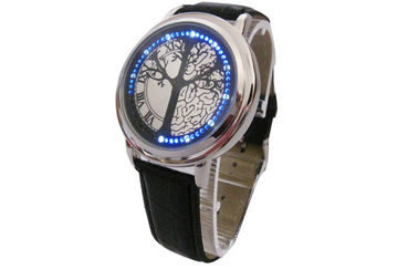 Kulit Gelang LED Digital Wrist Watch Unisex untuk Kolam, Tahan Air
