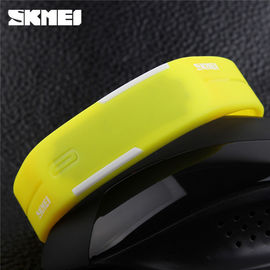 Vogue Gelang Silicone Watch, Waterproof Sentuh Custom Karet Gelang