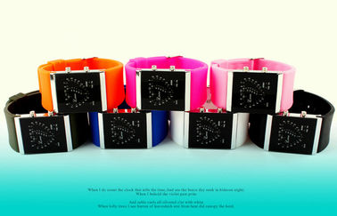 Gadis LED Digital Wrist Watch, Biru Silicone Strap Jam Elektronik