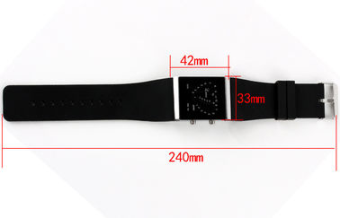 Gadis LED Digital Wrist Watch, Biru Silicone Strap Jam Elektronik