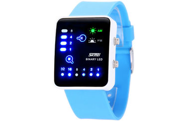 Lady shockproof LED Digital Wrist Watch, antimagnetic Binary Perhiasan