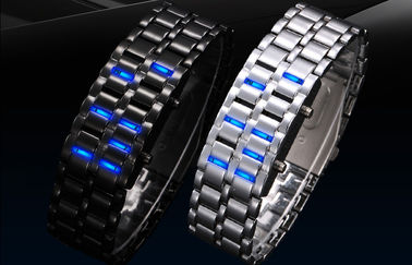 Tahan air LED Digital Wrist Watch, Man Iron Samurai Perhiasan