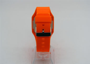 Gerakan LED Digital Olahraga Wrist Watch silikon menonton layar sentuh tekan pencahayaan
