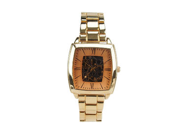 Vogue Unisex Quartz Analog Tampilan Logam Strap Watch Dengan Stainless Steel Case
