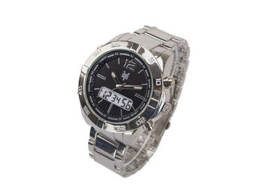 Costom 3 ATM Waterproof Bisnis Man Logam Strap Perhiasan Alloy Kasus CE RoHS