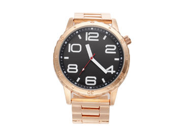 Strap Jam emas Digital Quartz Alloy Logam Dengan Harian Alarm / Chime Per Jam
