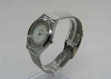 tali baja pita Logam Strap Watch dengan gerakan kuarsa analog Jepang