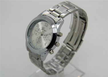 Zinc Alloy Putaran Logam Wrist Watch Analog dengan tali stainless steel