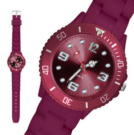 Promosi khusus Unisex Silicone tali Perhiasan Gelang 43mm Dengan Adjudable Strap