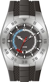 Silicon Strap diri Mengkalibrasi Watches, Coolest Digital Watches Ganda Zona Waktu