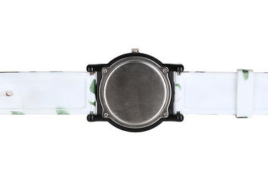 3 ATM Waterproof ABS Case Printing PU Strap Plastik Perhiasan Stainless Steel Kasus Kembali