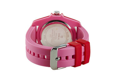 Bagus Red Waterproof Elektronik Plastik Quartz Perhiasan For Girls Disesuaikan