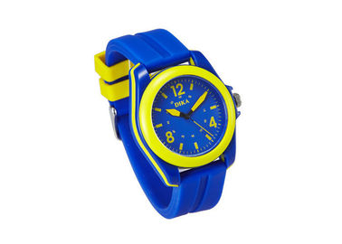 Promosi Colorful Plastik Quartz Watch Dengan PMMA Wajah, Wrist Watches For Boys