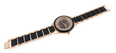 Tampilan Analog Hitam Jepang Movt Quartz Wrist Watches Perhiasan Trendy Unisex