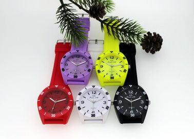 39mm x 39 MM Remaja Jepang Gerakan Quartz Watch Dengan Silicone Strap