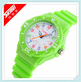 ATM Water Resistant Plastic Quartz Watch Dengan Jepang Gerakan / Battery